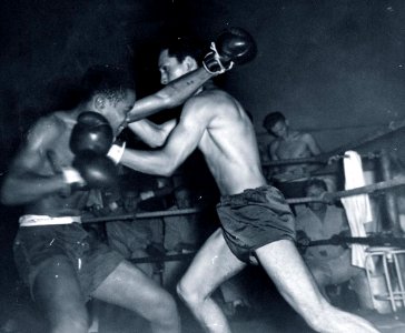 Boxing Match on the USS Hoggatt Bay