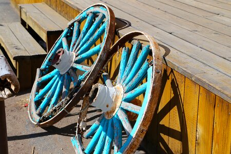 Wheel wooden round