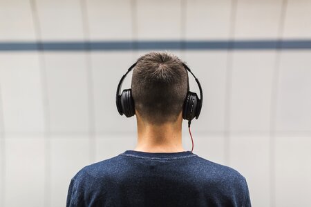 Headphones music sound