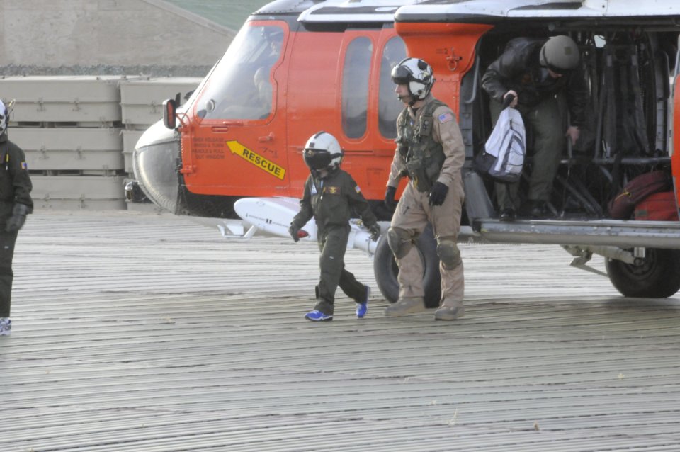 Boy visits Naval Air Station Fallon for Make-a-Wish program. (8636664241)
