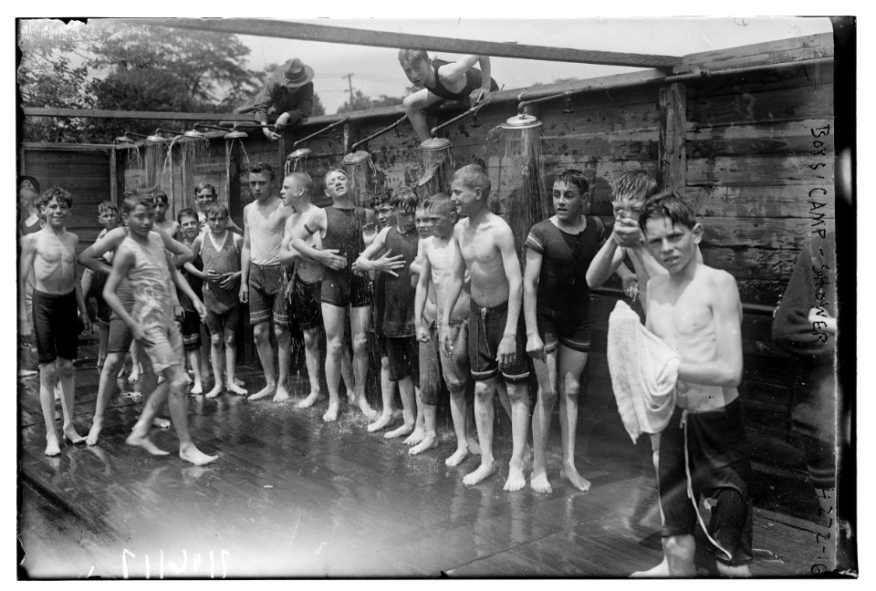 Boy's Camp - shower LCCN2014705095