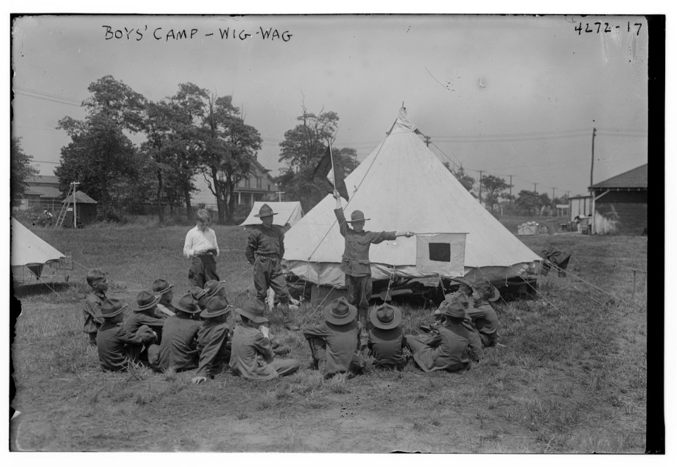 Boy's Camp - wig-wag LCCN2014705096