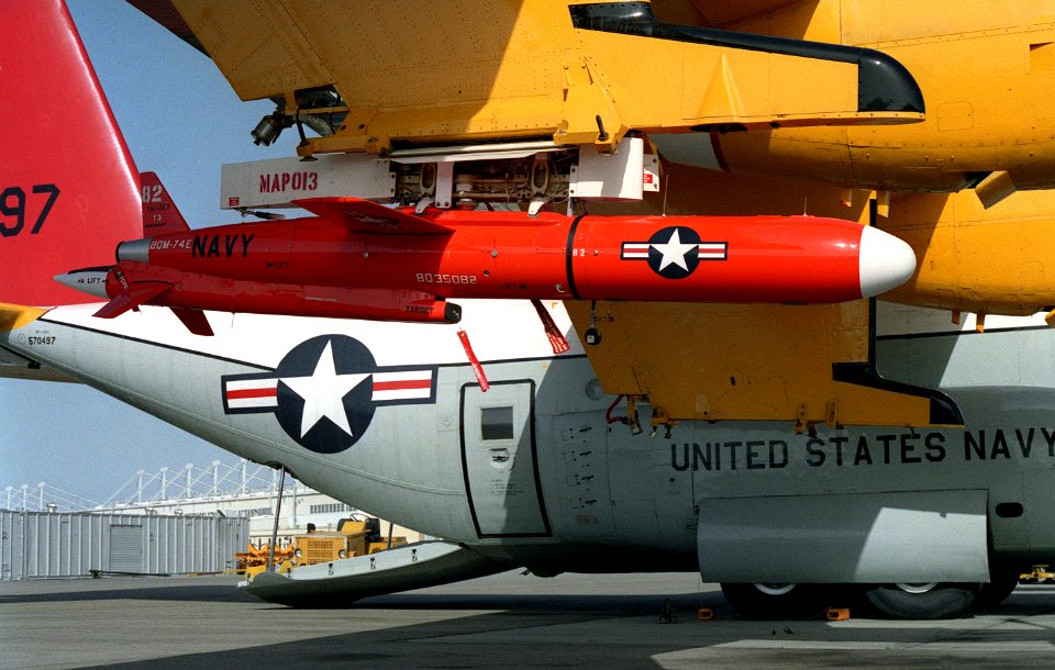 BQM-74E on DC-130A at Point Mugu 1992