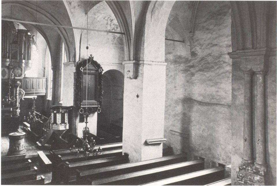Brackel Johanneskirche Innenansicht um 1890