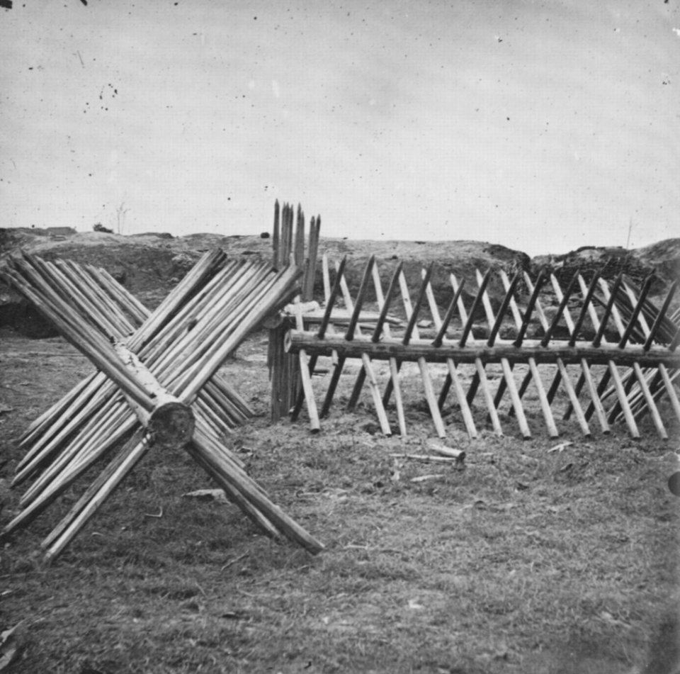 Brady, Mathew B. - Cheve-de-frese Front der Konföderierten bei Petersburg – Mahone (Zeno Fotografie)