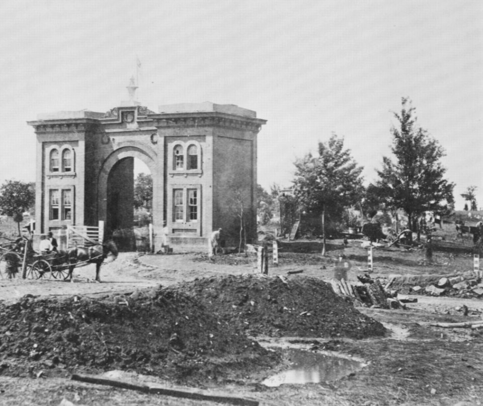 Brady, Mathew B. - Eingang zum Friedhof bei Gettysburg (Zeno Fotografie)
