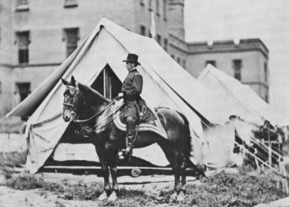 Brady, Mathew B. - General Hooker auf Pferd (Zeno Fotografie)