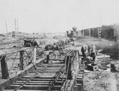 Brady, Mathew B. - Konföderierte Befestigungen bei Manassas, VA (Zeno Fotografie)