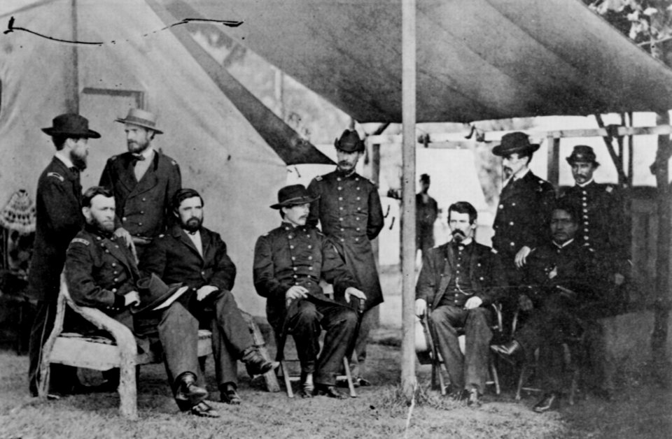 Brady, Mathew B. - U.S. Grant und Gefolge (Zeno Fotografie)