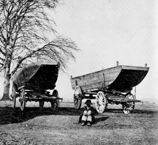 Brady, Mathew B. - Pontonboot auf Rädern (Zeno Fotografie)