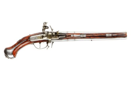 Braherustkammaren, flintlåswenderpistol, 1600-tal - Skoklosters slott - 90769