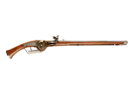 Braherustkammaren, hjullåspistol med löskolv, 1625 - Skoklosters slott - 90793
