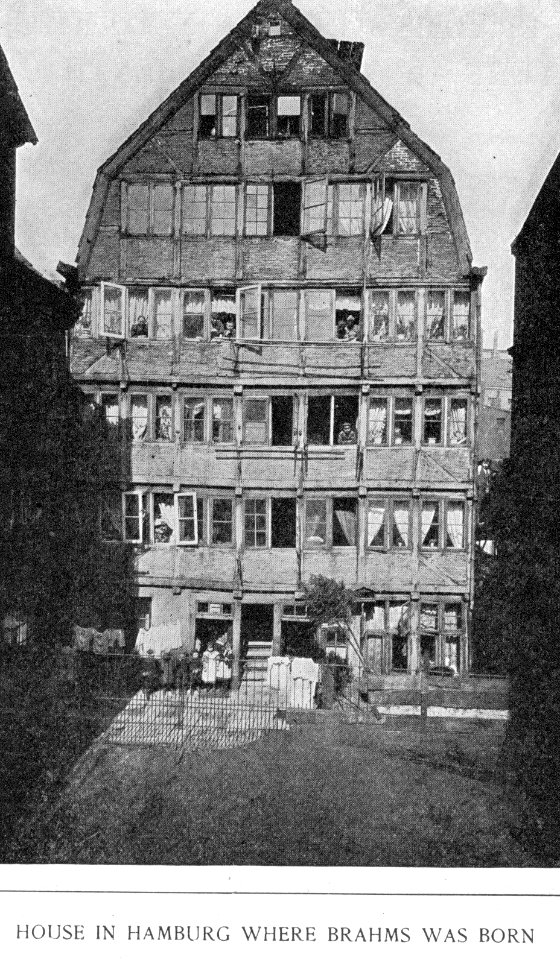 Brahms geburtshaus in Hamburg
