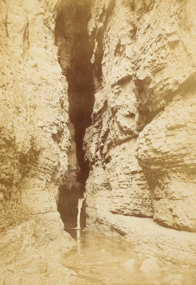 Bramabiau - Cascade intérieure (Martel-Chabanon, 1884)