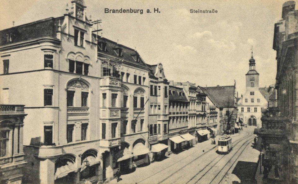 Brandenburg (Havel), Brandenburg - Steinstraße (2) (Zeno Ansichtskarten)