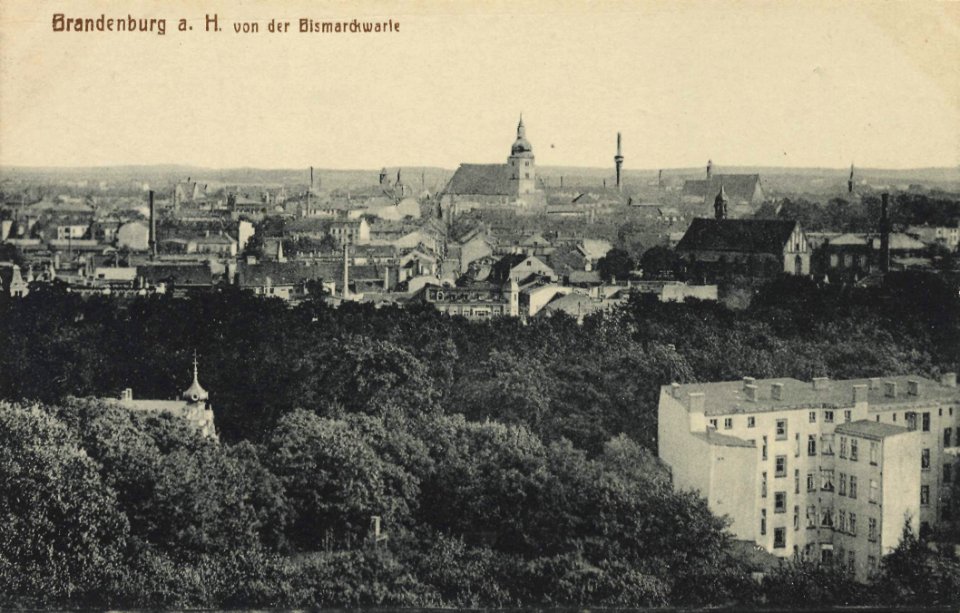Brandenburg (Havel), Brandenburg - Stadtansicht (Zeno Ansichtskarten)