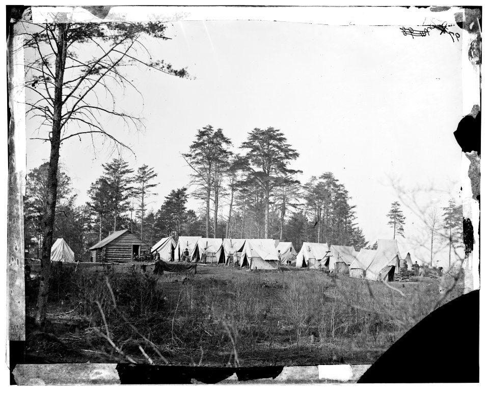 Brandy Station, Va. Chief Engineer's camp at Army of the Potomac headquarters LOC cwpb.03702