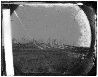 Brandy Station, Virginia. View of the camp of the 50th New York Engineers from the northwest LOC cwpb.00732