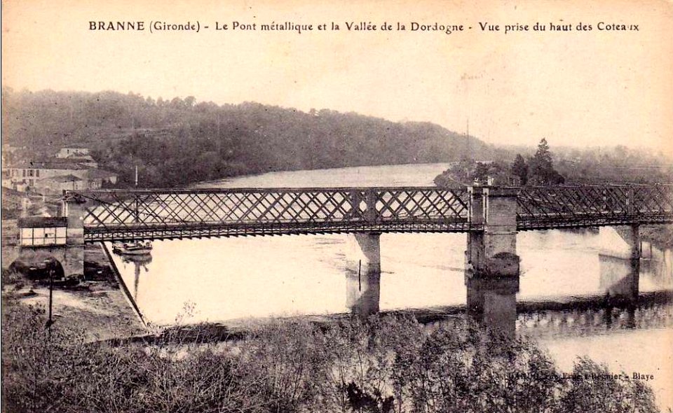 Branne - Dordogne et pont 3