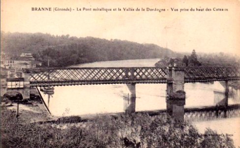 Branne - Dordogne et pont 3