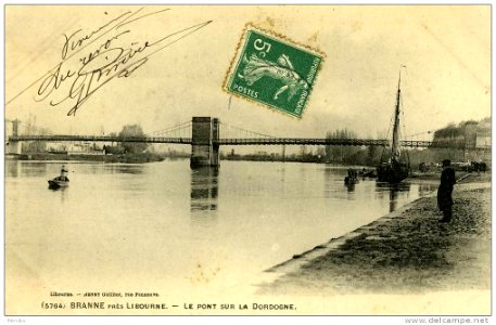 Branne - Dordogne et pont 5