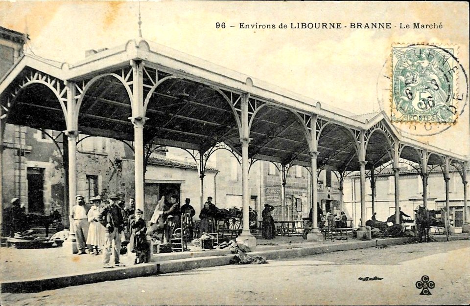 Branne - le marché