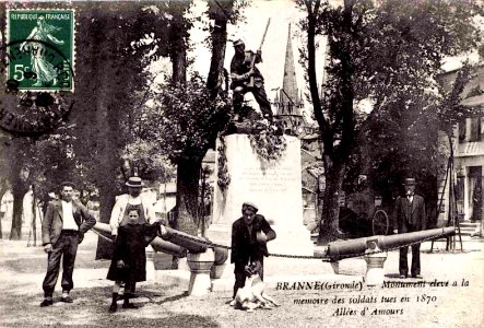 Branne - monument aux morts (1870) 1