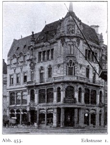 Branscheidt’sches Haus an der Eckstraße 1, Ecke Schadowstraße in Düsseldorf, erbaut 1890, Architekt J. Görres photo