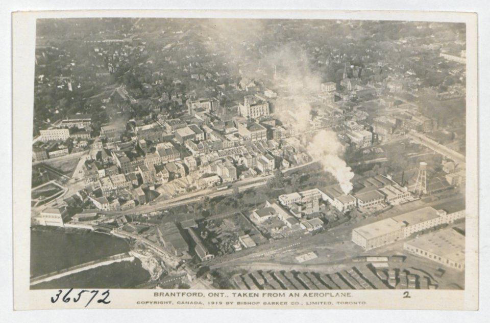 Brantford Ontario from the Air (HS85-10-36572) original