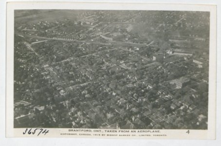 Brantford Ontario from the Air (HS85-10-36574) original photo