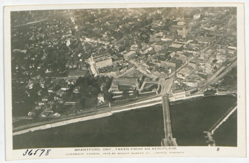 Brantford Ontario from the Air (HS85-10-36578) original