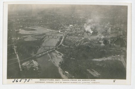 Brantford Ontario from the Air (HS85-10-36575) original photo