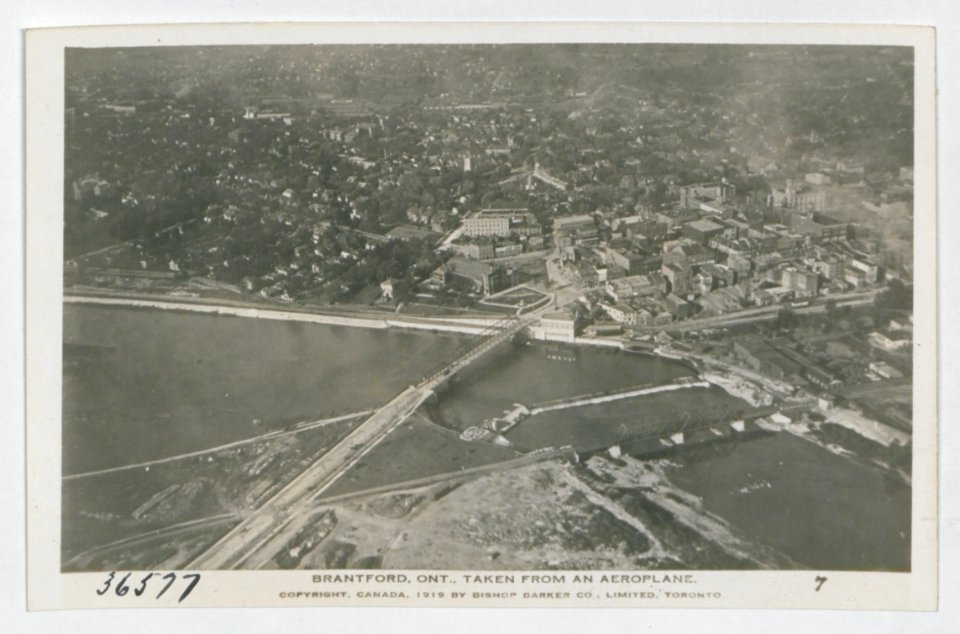 Brantford Ontario from the Air (HS85-10-36577) original