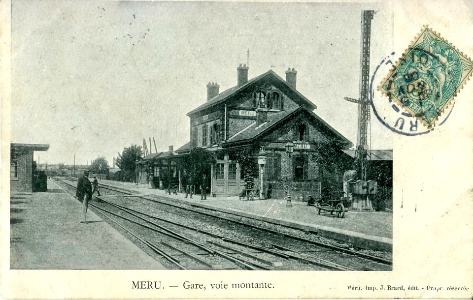 Brard - Méru - Gare, voie montante