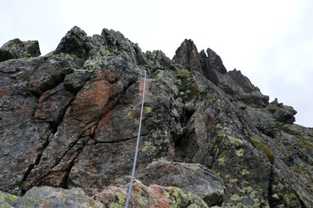 Rock landscape steep photo