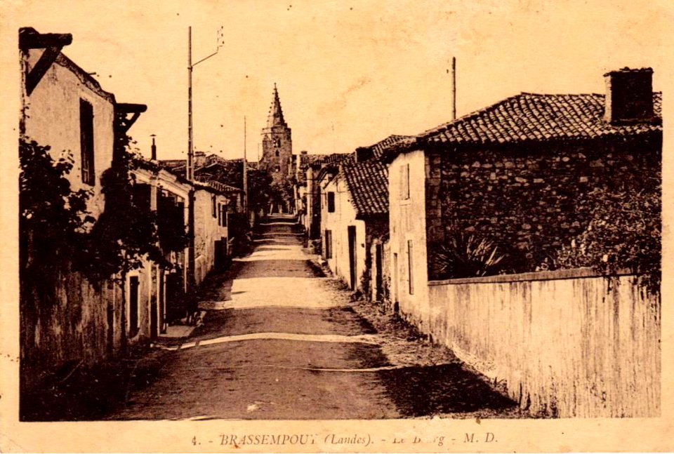 Brassempouy (Landes) - Bourg