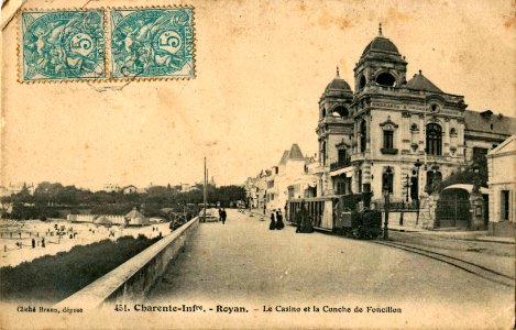 BRAUN 451 - ROYAN - Le Casino et la Conche de Foncillon