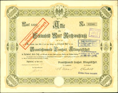 Braunkohlenwerke Leonhard 1921