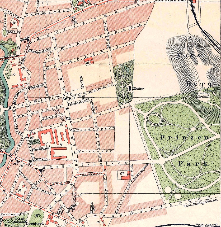 Braunschweig Brunswick Oestliches Ringgebiet (1899)