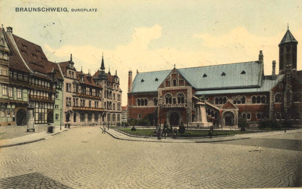 Braunschweig, Niedersachsen - Burgplatz (Zeno Ansichtskarten)