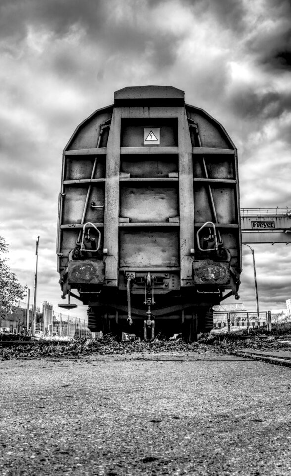 Black and white hdr old
