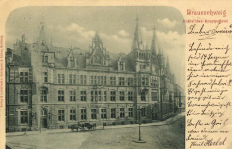 Braunschweig, Niedersachsen - Postamt (Zeno Ansichtskarten)