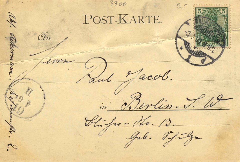 Braunschweig, Niedersachsen - Siegesplatz (back) (Zeno Ansichtskarten)