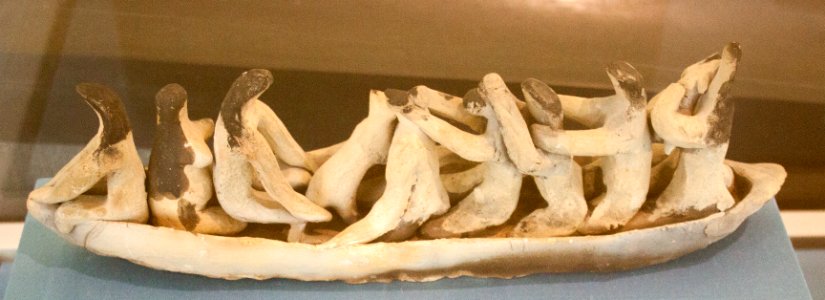 Brazil, Caraja river boat, model in the Vatican Museums