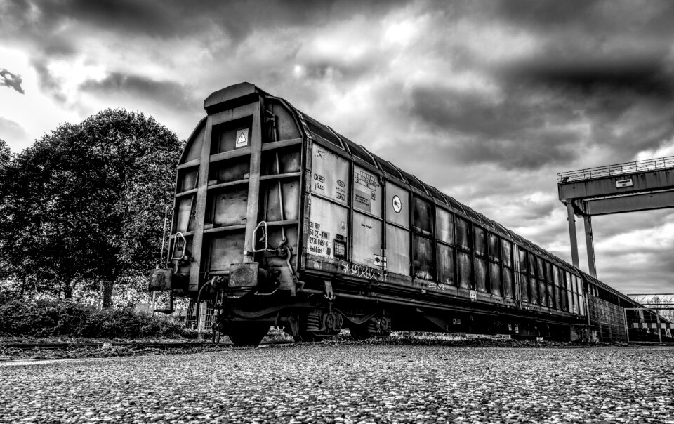 Black and white hdr high dynamic range