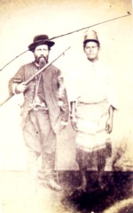Brazilian officer and Paraguayan soldier