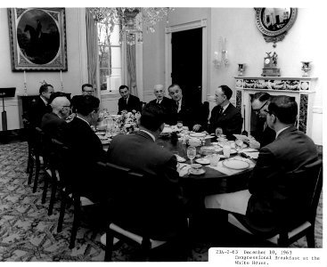 Breakfast at the White House in 1963