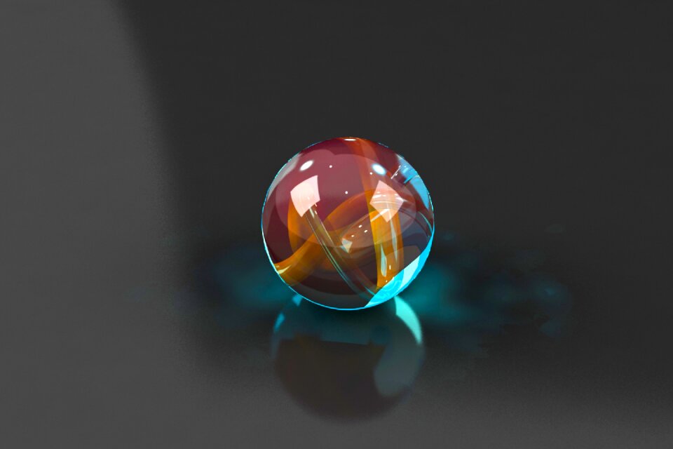 Vivid sphere bright