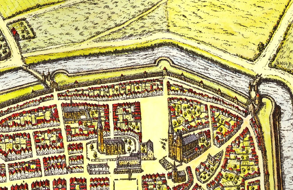 Bremen 1589 Domshof Wall Herdentor Ostertor
