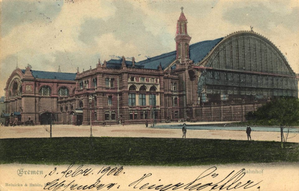 Bremen, Bremen - Bahnhof (Zeno Ansichtskarten)